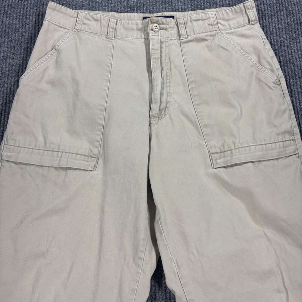 Structure Chino Pants Mens 34x32 Tan‎ Khaki Cotton Cargo Pocket Vintage 2001